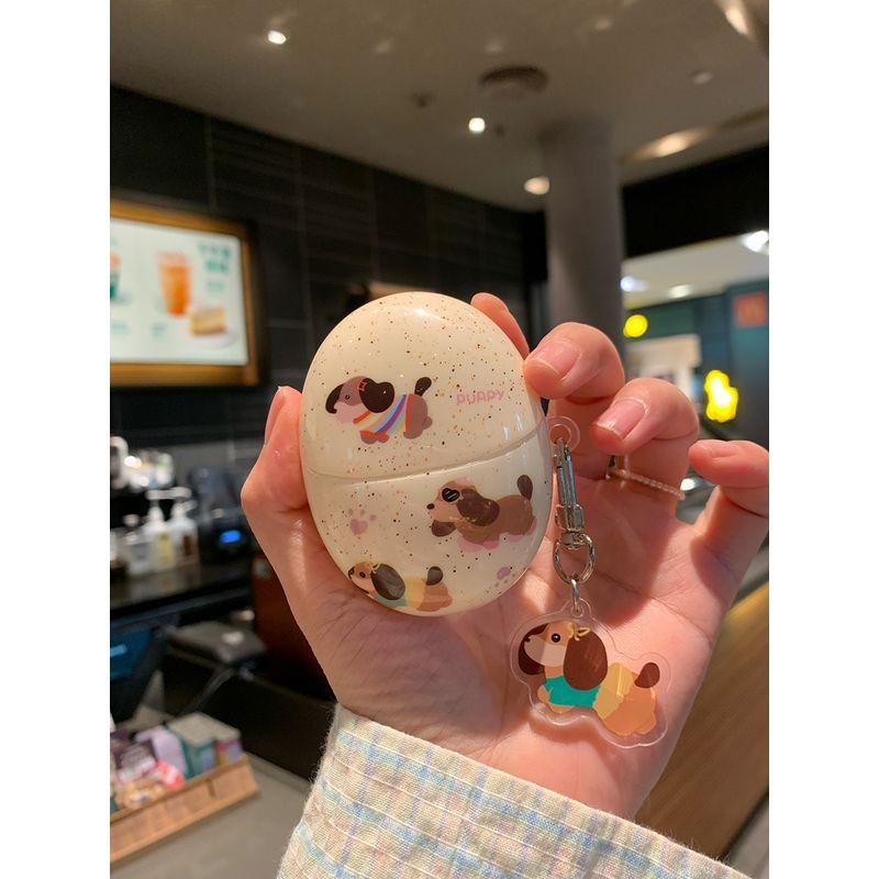 

для Huawei Freebuds6 Защитный чехол Милый мультяшный Freebuds5 Идеальный SE3 Классический зажим Беспроводной Bluetooth Freebuds4/4e Чехол для наушников 5i/6i Подвеска Huawei FreeBuds 4/4e Splash ink dog + pendant