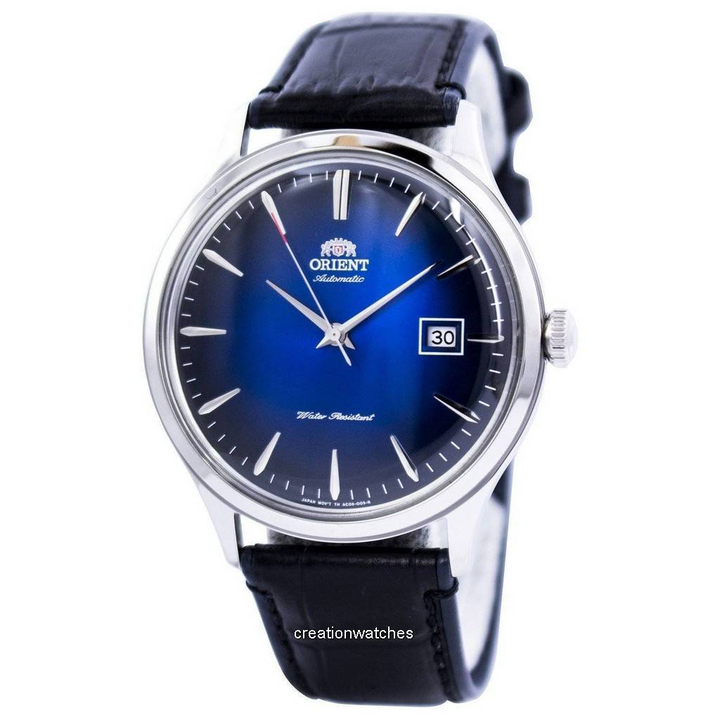 Восстановленные мужские часы Orient Bambino Version 4 Classic Automatic FAC08004D0 TAC08004D0 синий
