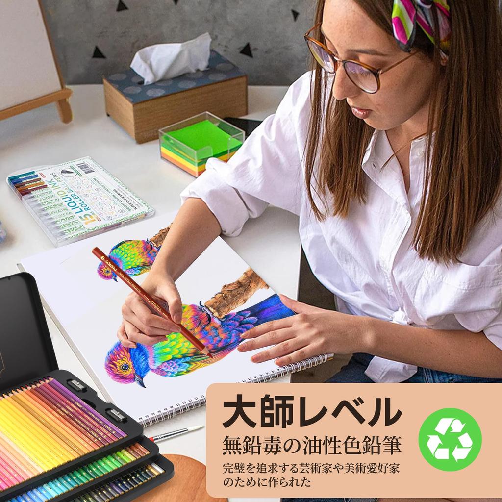 Marco Colored 120 Colors of Color with Pencil Coloring Pencils for 10 Layers That Can Be for Professionals Master for Art and Professional Art In Iron