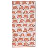Hayashi Bath 60 X 120 Animal Face Red BO400226 Towel, Approx. Cm, Panda,
