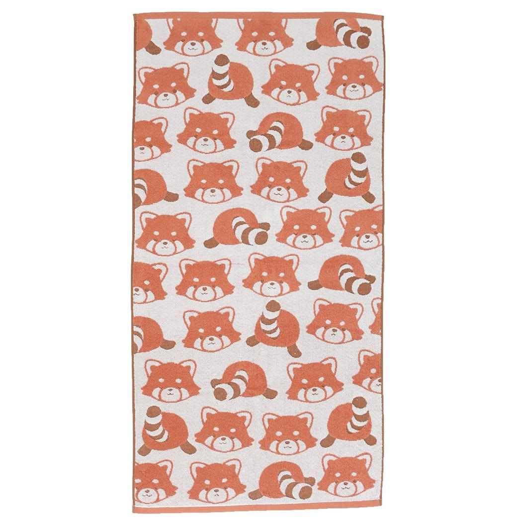 Полотенце Hayashi Bath 60 x 120 Лицо Животного Красное BO400226, Прибл.. см, Панда,