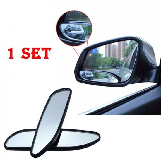 2X 360° Wide Angle Car Blind Spot Mirror Convex Rear Side View Car Accessories