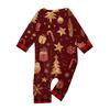 Christmas Prints Family Matching Long Sleeve Tops+Pants Set Family Matching Sets