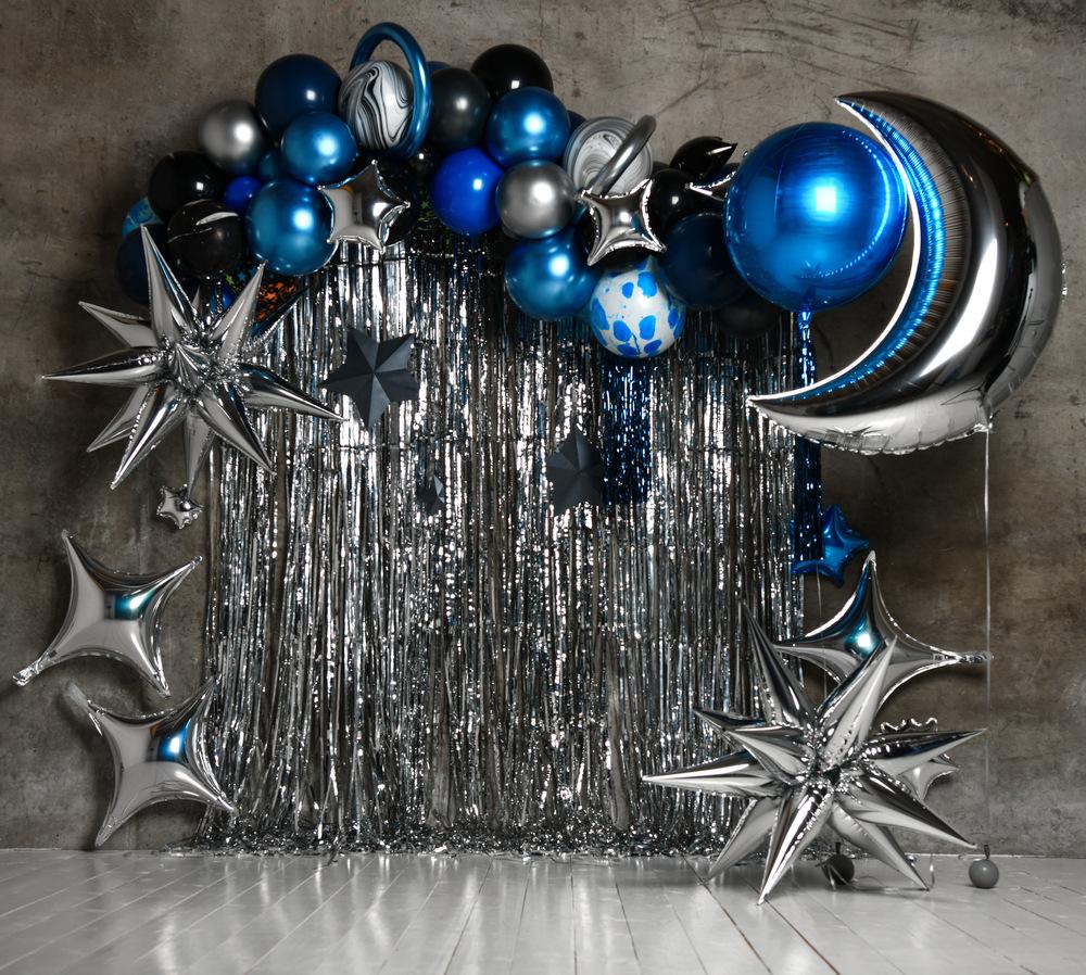 Personalized Aluminum Film Balloon Combination Set Birthday Party Decoration Background Cover
