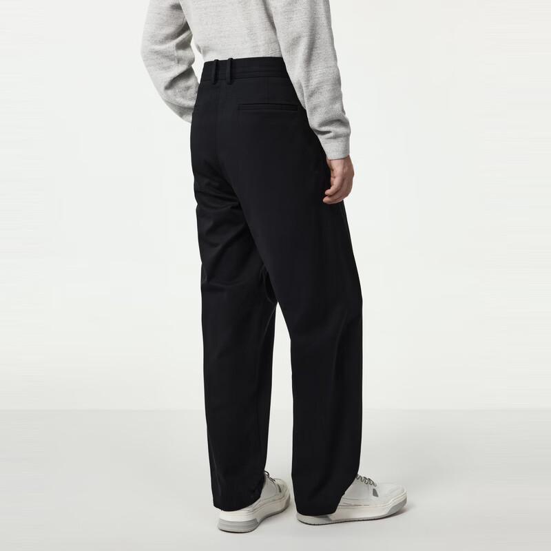 Jiumuwang Men's Stretch Straight-Leg Casual Pants