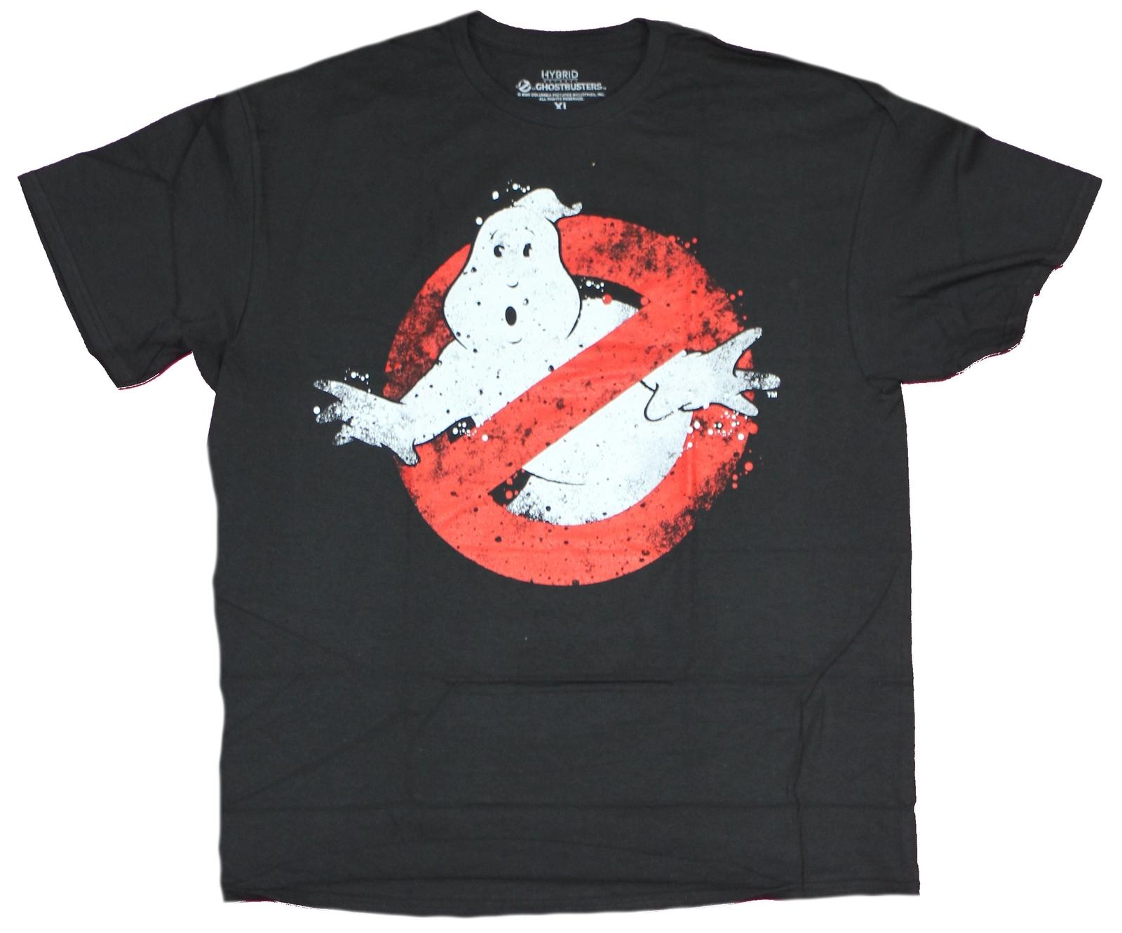 Ghostbusters Adult New T-Shirt - Very Distressed No ghost Logo XXL