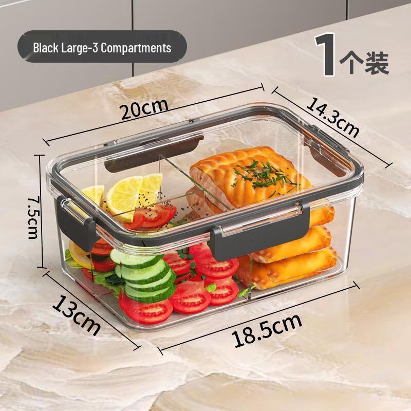 

FANGO Transparent T-Divided Lunch & Food Storage Box