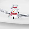 2026 Christmas Theme Collection Christmas Tree Bells Snowflake Beads Charm 925 Silver Accessories