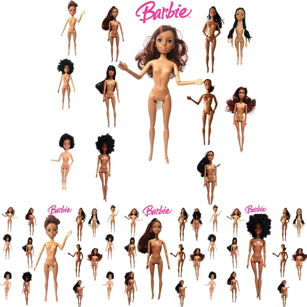 Arical Puppe Spielzeug 11,5 Zoll 4d Braun Afrikanische Gelenkpuppe 30 cm Höhe Kunststoffmaterial Statische Ausstellung