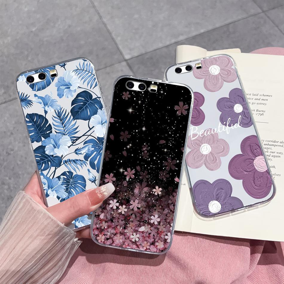 Per Huawei P10 Lite P10 Plus Custodia per Telefono Stile Casual Fantasie Silicone Morbido TPU Trasparente Leggera Copertura Per Huawei P 10+ Funda