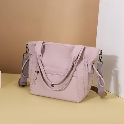 Borsa Tote Multiuso Grande Capacità Borsa a Spalla da Donna Leggera in Nylon Borsa a Tracolla