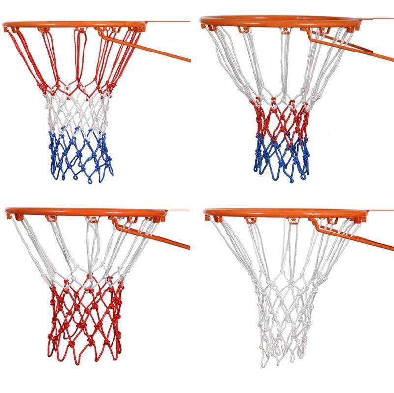 Cheap 2 Pairs Outdoor Round Rope Basketball Net, Colour 5.0mm Long