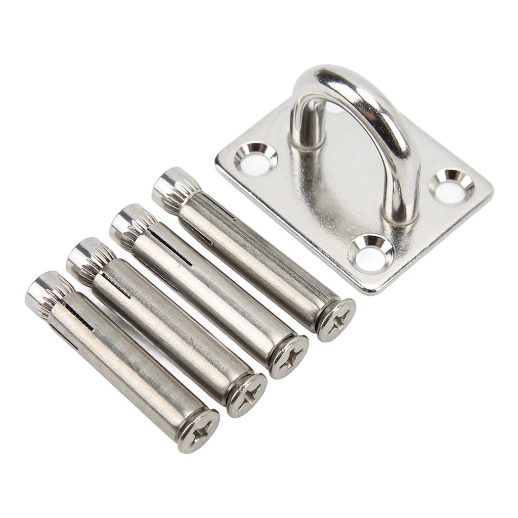 Hammock Hanger Ceiling Mount Bracket Suspension Hook Square Door Buckle 250kg Bearing for Indoor