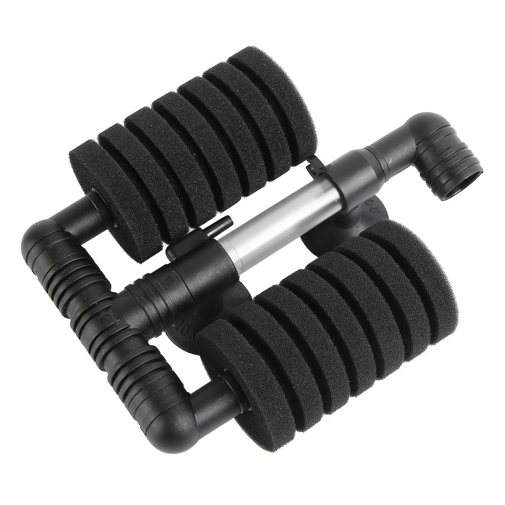 Aquarium Bio Sponge Filter Double Head Oxygenated High Density Porous Mini Fish Tank Air Filter