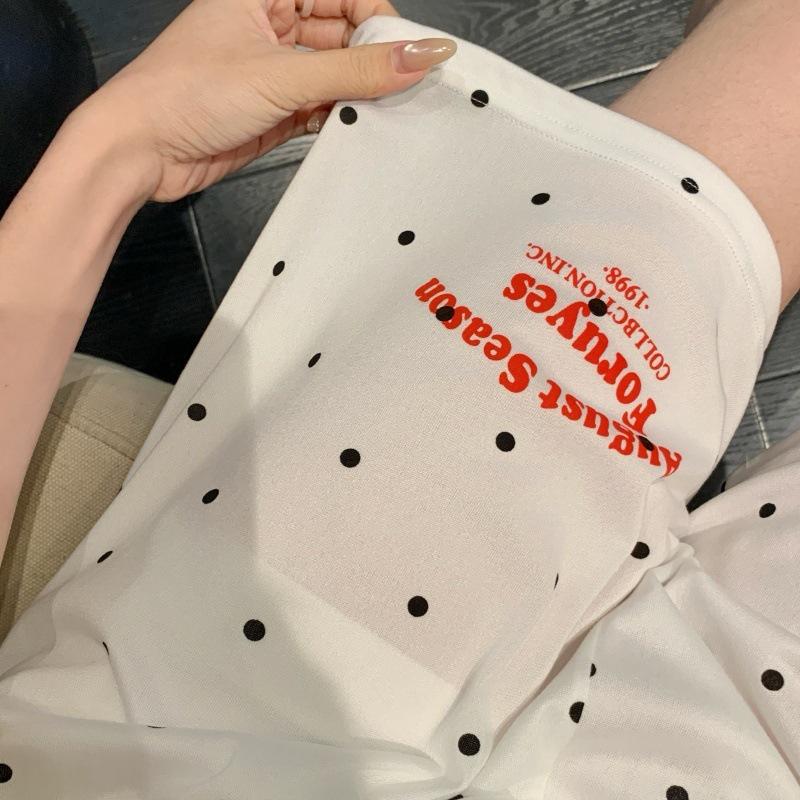 Women's Summer Cartoon Camisole Tank Top & Shorts Pajama Set with Chest Pads - Comfortable Home Wear