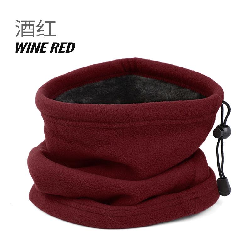 

Polar Fleece Neck Warmer Warm Soft Sport Scarf Fishing Skating Running Face Mask Cycling Headwear Camping Hiking Hat бордовий