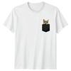 Corgi Dog Peeking Pocket Animals Dogs Unisexs TShirt Unisexs Tee Graphic Unisex Top
