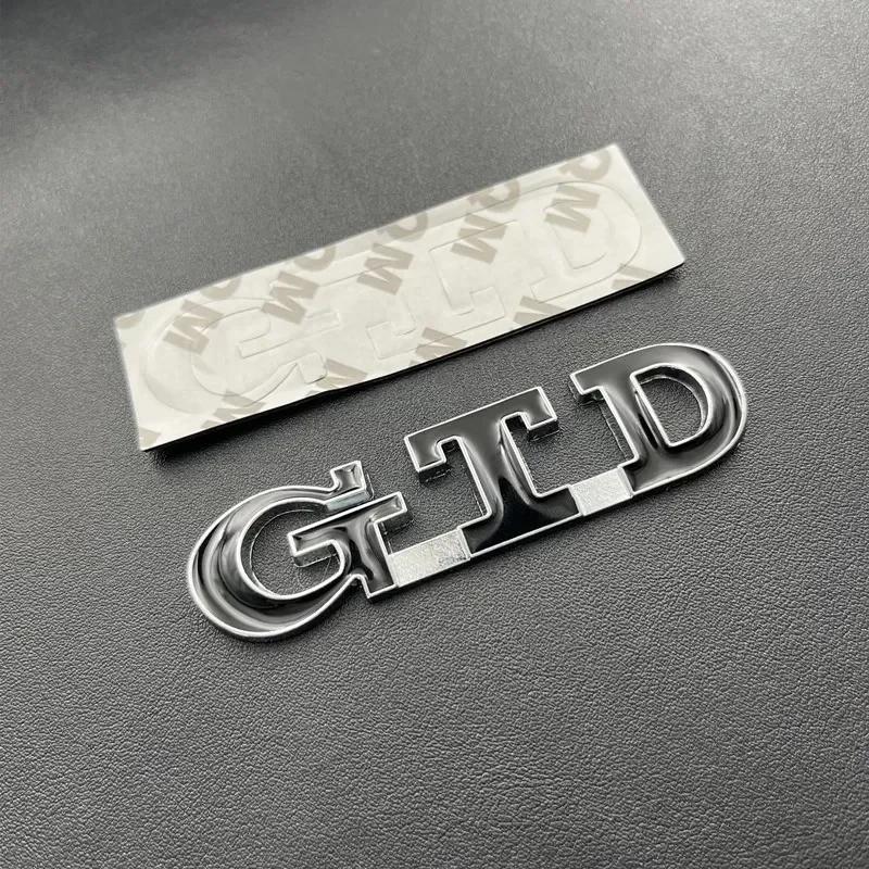 Golf 3 4 MK3 MK4 2026 Heiß Für VW VOLKSWAGEN 3D Metall GTD Buchstaben Auto Heckklappe Kofferraum Abzeichen Emblem Für Volkswagen VW Golf 7 6 5 4