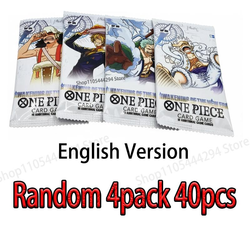 300Pcs One Piece Cards English Awakening Of The New Era Trading Card Game Battle Booster Toys For Boys Kids Gifts
