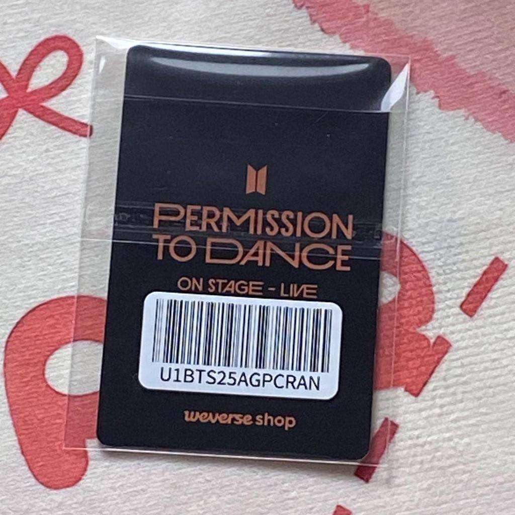 [USED] BTS Limited Edition Jimin P.T.D STAGE-SEOUL Weverse Trading Card