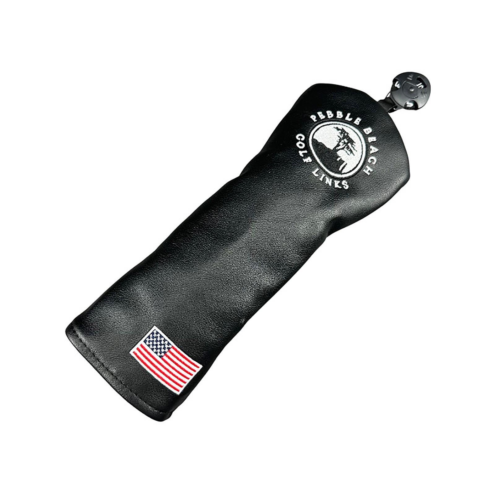 

Американский стиль Чехол для головки гольф-клуба – Одиночный чехол для головки из ПУ кожи One Size