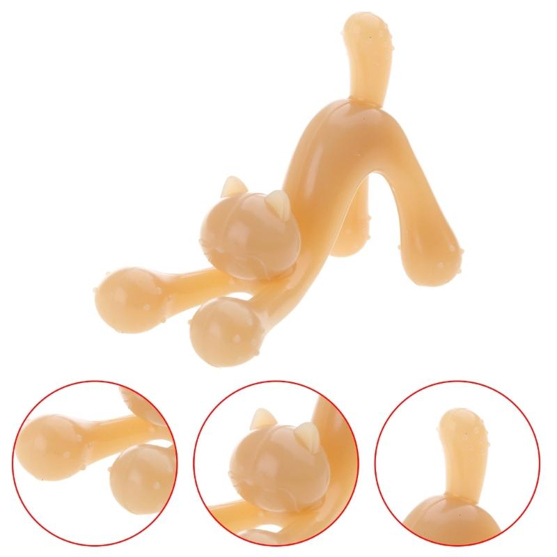 Süßes Katzen-Beißspielzeug für Babys, Kleinkind-Beißring, Weicher Silikon-Beißring, Sicheres und Effektives Werkzeug zur Linderung von Zahnungsbeschwerden