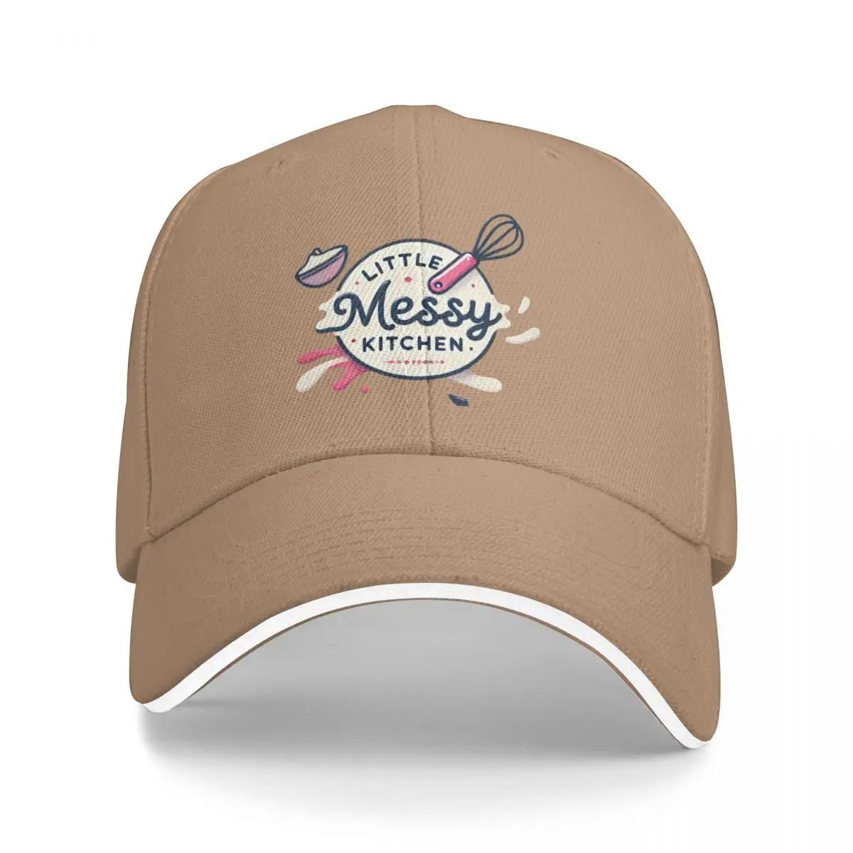 Little Messy Kitchen Logo Baseball Cap Thermal Visor Trucker Cap Luxury Cap Man Women s