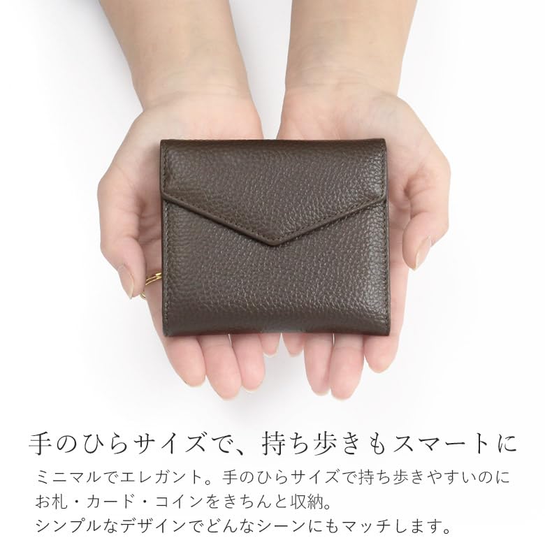 Blanc Pomme Mini Genuine Pearl Wallet, Women's Tri-fold/Bi-fold Wallet, Leather, Stylish, White, Bp-1086