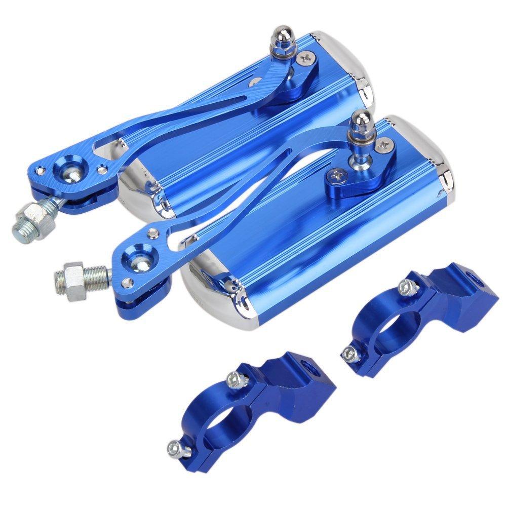 

Зеркало заднего вида для велосипеда, широкоугольный отражатель, прозрачные зеркала заднего вида для велосипеда с широким диапазоном, гибкое левое и правое зеркало для велоспорта синий