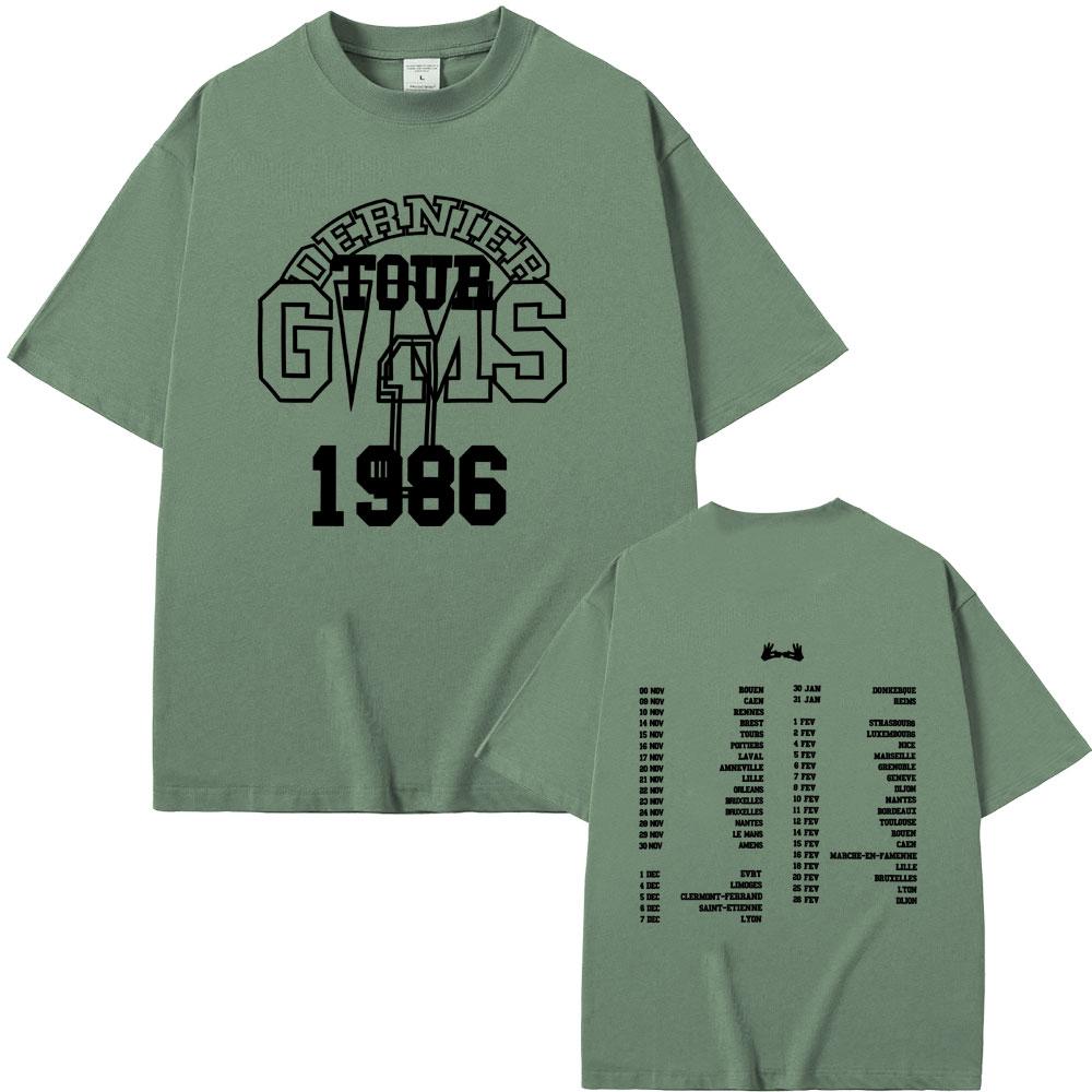 Rapper Gims Letzte Tour T-Shirt DIE LETZTEN WILLEN VON MOZART Merch Streetwear Herren Damen Hip Hop Mode Popmusik T-Shirts