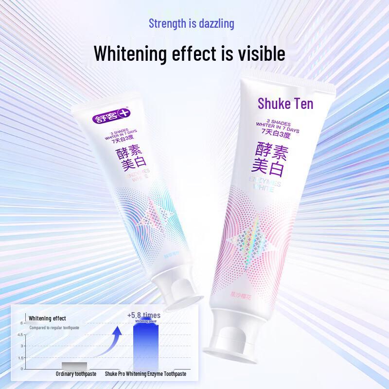 Shuke Whitening Enzyme Toothpaste - Star Sand Cherry Blossom