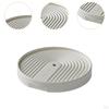 Supporto per Vaso da Fiori con 4 Ruote Nascoste, Carrello Rotondo per Piante da Giardino, Interni,