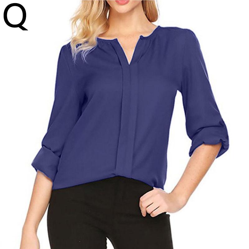 T-Shirt Chiffon Blouses Shirt Pullovers 