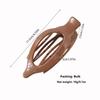 Frosted Oval Hairpin Fashionable Large Hair Volume Duckbill Clip High-end Hair Accessories