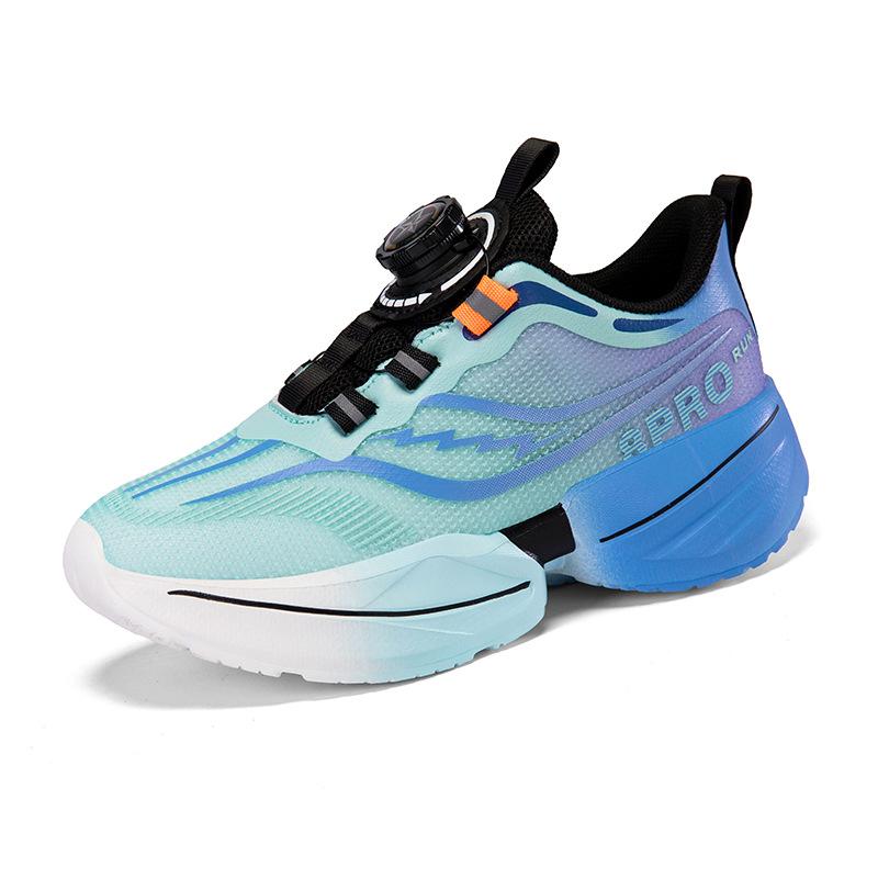 Children's Basketball Shoes Spring New Breathable Mesh Boys' Sports Shoes Medium and Large Children's Wear-resistant Shock-absorbing Girls' Run