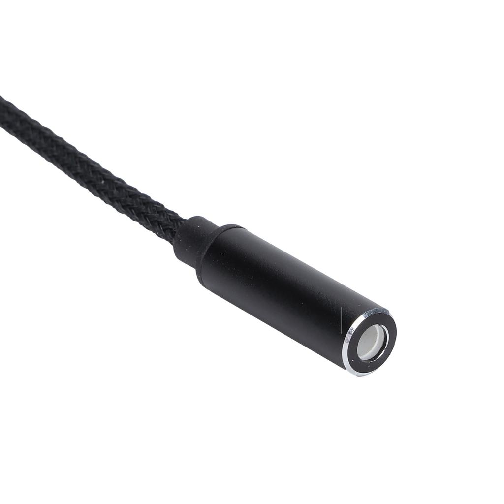 USBC to 3.5mm Female Headphone   Adapter Type C Headphone Adapter     Nylon   Cable(Blue )