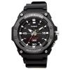 Men's Analog Quartz Watch with LED Light, Black - Model MW-620H-1AV