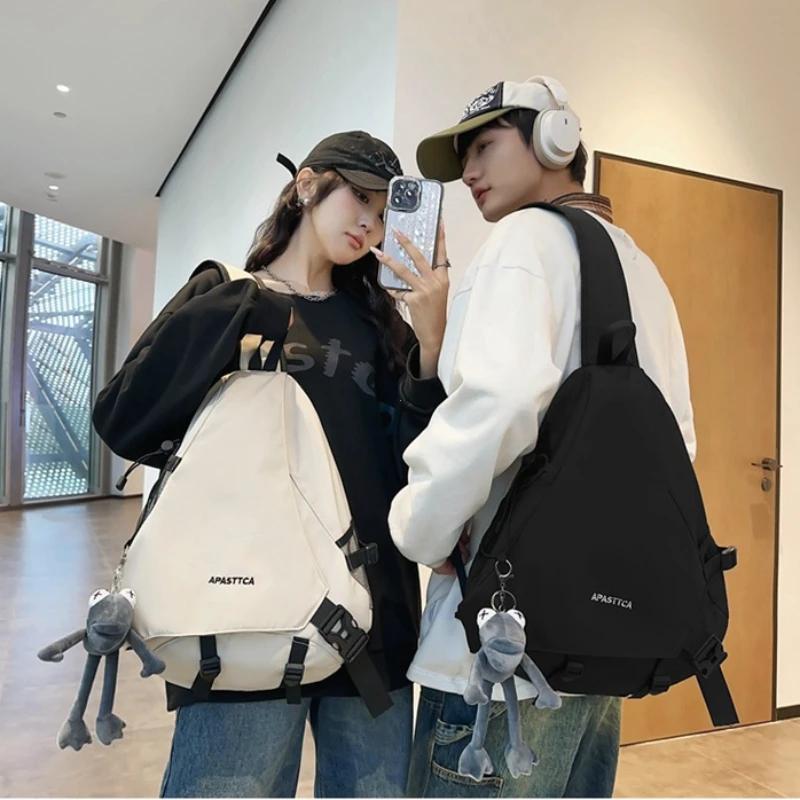 New Chest Bag Men's Crossbody Bag Multi Functional Casual One Shoulder Backpack Large Capacity Messenger Bags for Men Bolsa