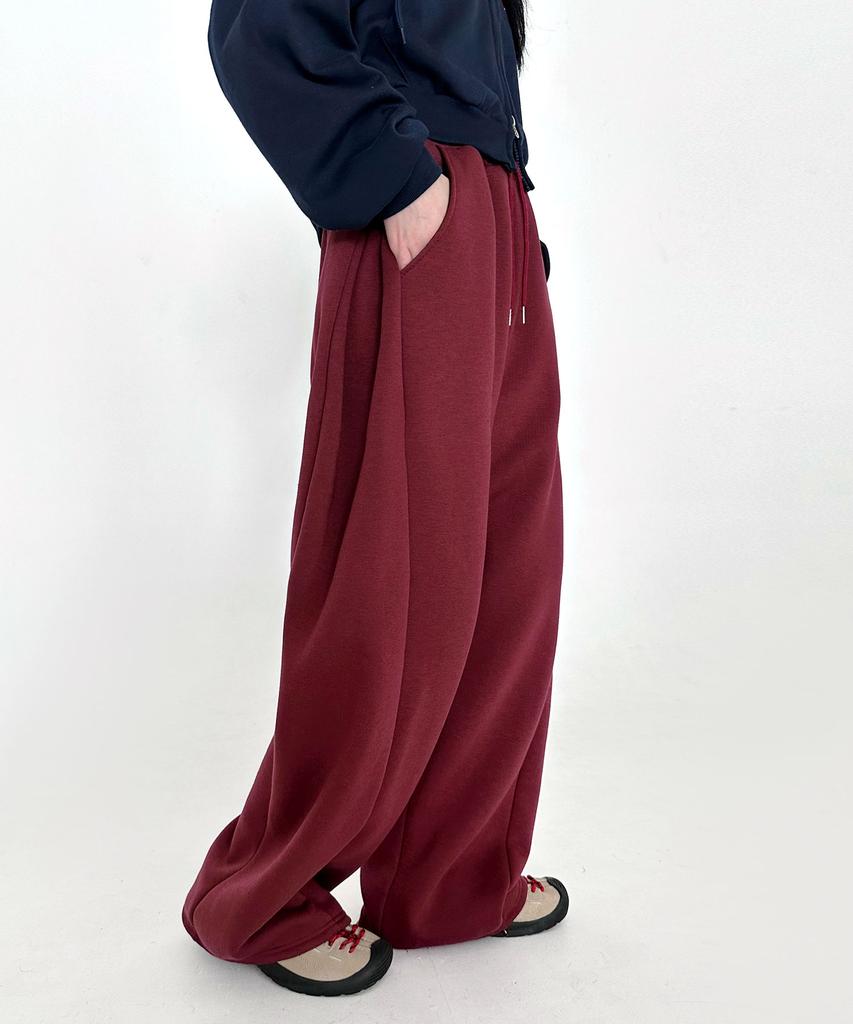 UMM Women'S Side Pintuck Wide Training Pants 4 Colors