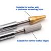 Leather Dual Head Edge Oil Gluing Dye Pen Painting Pen Applicator Speedy Paint Roller Tool Anti-slip DIY Leather Craft Tool