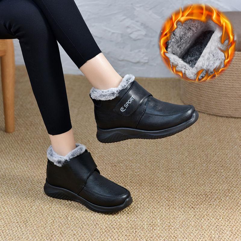 Winter Old North Cloth Shoes Men's Cotton Shoes Warm and Velvet Middle-aged and Elderly Father Shoes Non-slip Soft Sole Thickened Elderly Men's Shoes