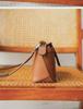 Retro-Style Genuine Leather Large-Capacity Ladies' Crossbody Shoulder Bag