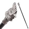 Silver Chicken Rooster Head Animal Fashion Walking Stick Decorative Cospaly Vintage Party Fashionable Walking Cane Crosier 93cm