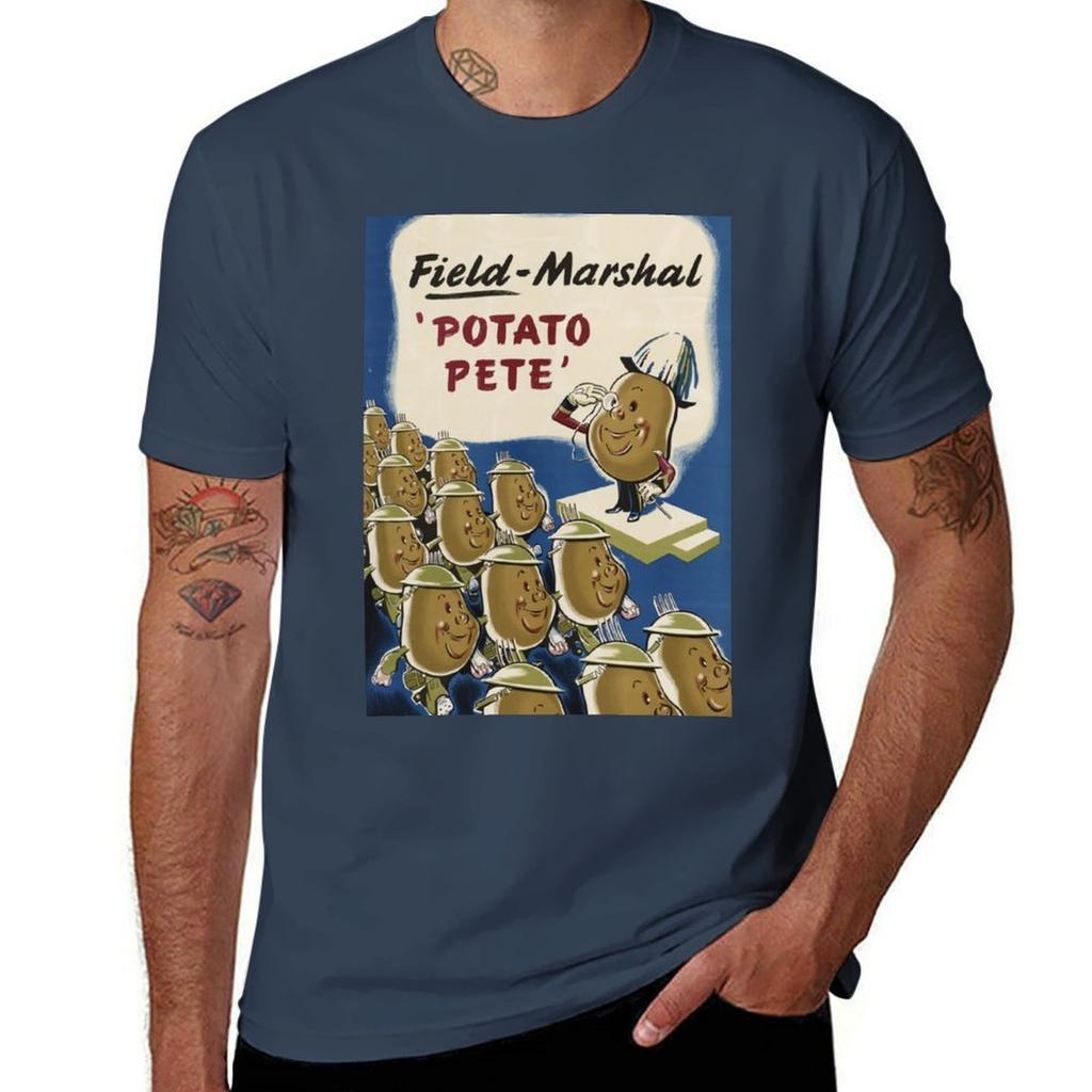Field Marshal Potato Pete Tshirt Sports Casual Short Sleeve Cotton Tee