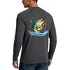 Men's UPF50+ Sun Protection Shirt Long Sleeve Stretch Outdoor Sports Fishing Cooling UV Protection Top