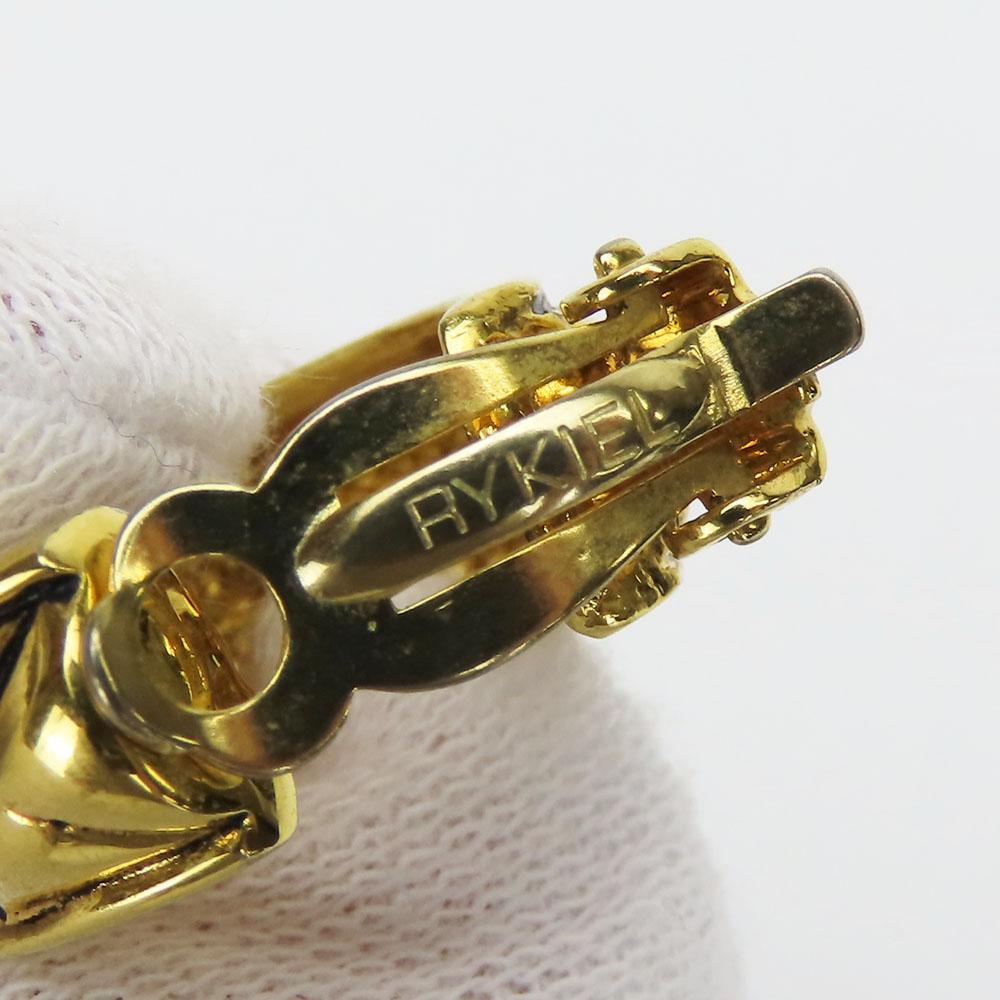 Used Sonia Rykiel Earring metal 11.1g gold plating