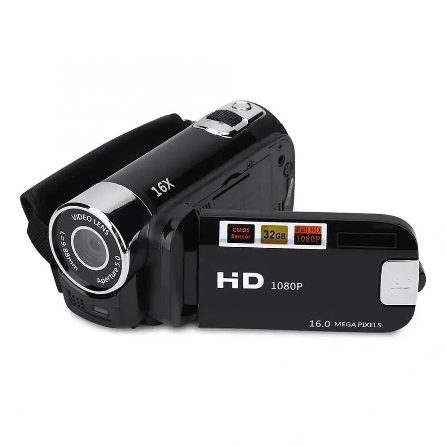 Cameră Digitală Full HD 1080P, Înregistrator Video DV cu Ecran Rotativ 270°, Cameră Video Digitală cu Ecran Tactil de 2,7 inci, Zoom Digital 16x.