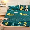 New Thicken Quilted Mattress Cover King Bed Fitted Bed Sheet Anti-Bacteria Mattress Topper Air-Permeable Bed Pad (No Pillowcase)