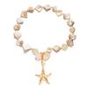 European and American Ocean Wind Shell Piece Starfish Necklace, Temperament Vacation Irregular Necklace Jewelry