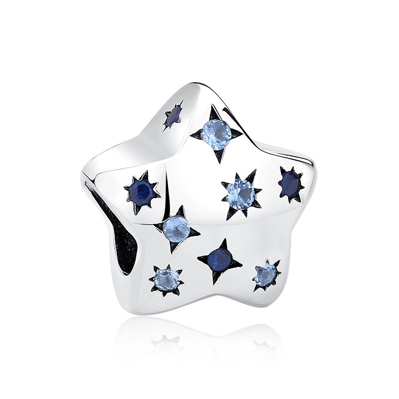 925 Silver Charm Love Star Moon Sun Spaceman Pendant Beads Charms Fit Original Bracelets Necklaces Jewelry For Women